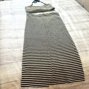 NWT Free People Two Puece Halter Top and Skurt Set